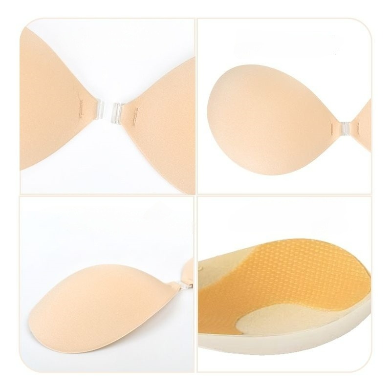 Bra Tempel Push Up Tebal Silik - Strapless Bra Adhesive ulasan dan harga