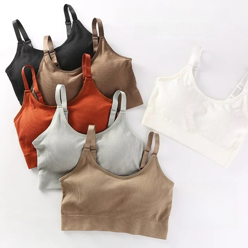 Bra tanpa jahitan yang seksi u - Sleep Bra Bralette ulasan dan harga