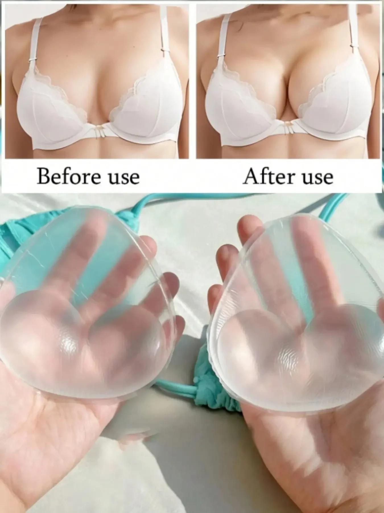 1 Pasang Bantalan Bra Silikon  - Push Up Bra Silicone ulasan dan harga
